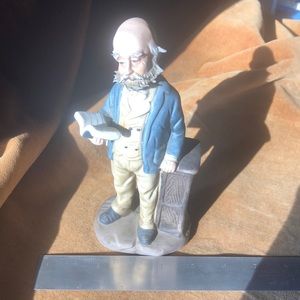Vintage Porcelain figurine off 1800s professor